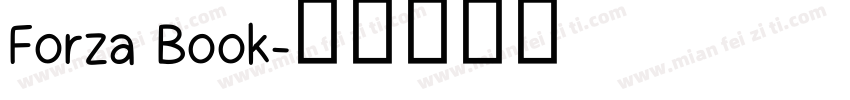 Forza Book字体转换